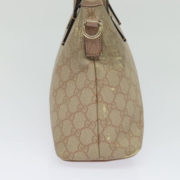 GUCCI GG Supreme Hand Bag PVC 2way Pink 353440 Auth BD1945 - Picture 3 of 16